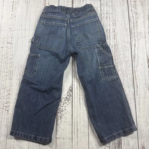 OLD NAVY DENIM PAINTERS PANTS BOYS SIZE 5 REGULAR - Picture 1 of 22