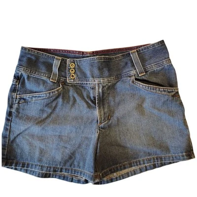 Pantalones Cortos Tommy Hilfiger De Colección 100% Azul Denim Tiro Medio Talla 12 Para Mujer Foto 1 de 4