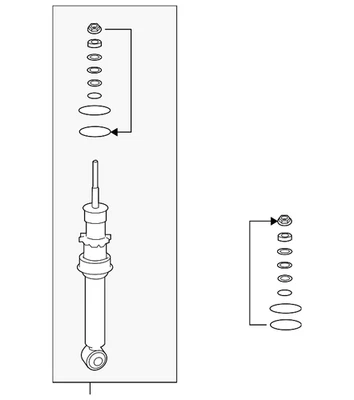 Puntal Land-Rover genuino LR013930 Foto 1 de 2