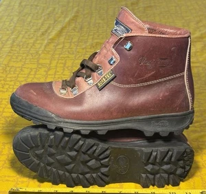 Vintage Vasque Size 10 Sundowner Gore-Tex Hiking Boots 7536 Made In Italy - Picture 1 of 21