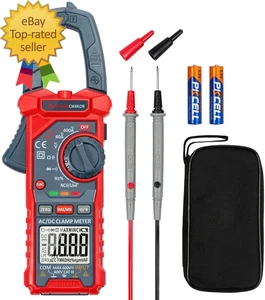 Digital Clamp Meter Multimeter 4000 Counts Auto Ranging Amp Voltage Tester - Picture 1 of 5