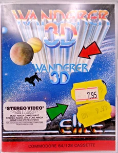 COMMODORE 64/128 -- WANDERER 3D (ELITE) - Picture 1 of 2