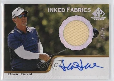 2024 SP Game Used Inked Fabrics Spectrum /25 David Duval #IF-DD Auto - Image 1 of 2