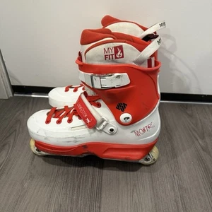USD Sway Montre Livingston Pro Model 2 Skate Boots Myfit Liners 10-10.5 Used - Picture 1 of 22