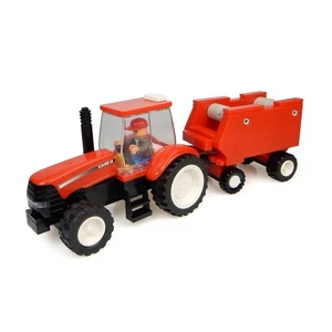 Case IH Magnum Tractor With Farmer & Hay Baler 126 Piece Block Set UHK1208 - Picture 1 of 3