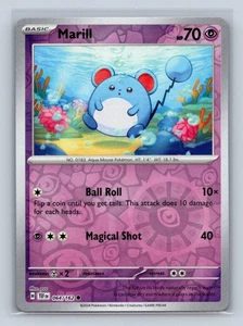 Marill Reverse Holo SV05: Temporal Forces #064/162 Pokemon TCG - Picture 1 of 2