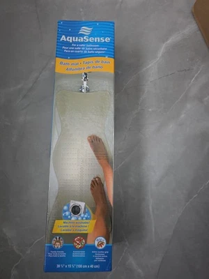 Коврик для ванны нескользящий AquaSense с бодрящими зонами массажа, большой - Изображение 1 из 4