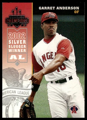 Garret Anderson 2003 Donruss Champions #6 Anaheim Angels - Image 1 of 2