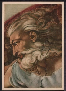✔️ ITALY POSTCARD MICHELANGELO - Picture 1 of 2