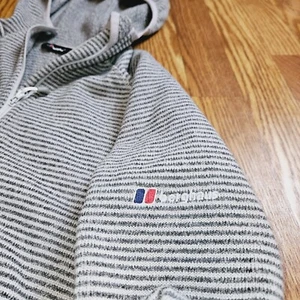 BERGHAUS FLEECE Hoodie Large grau durchgehender Reißverschluss Winter Pullover Jacke Unisex!!! - Bild 1 von 7