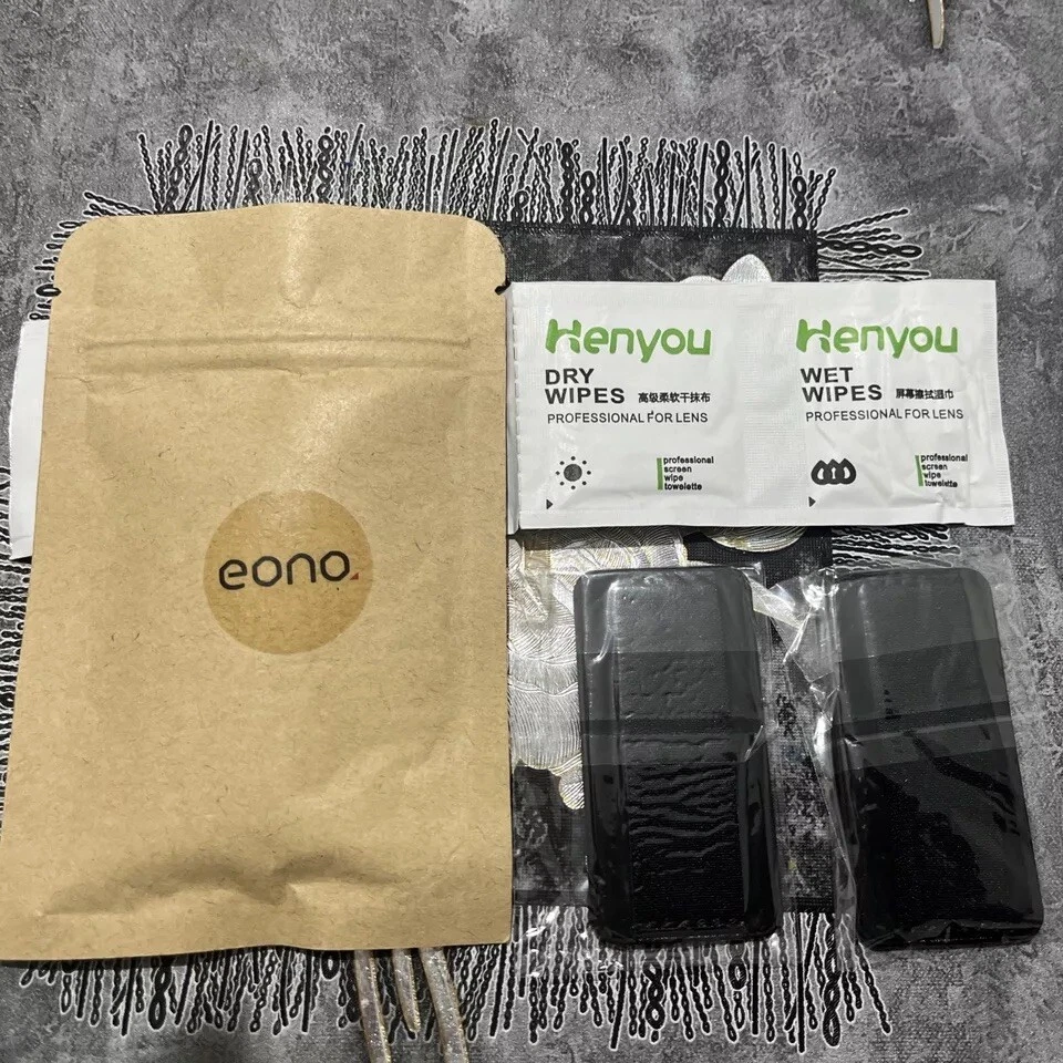 BLACK EONO Phone Finger Grip Strap Phone Holder Set Of 2 - Image 1 of 1