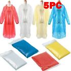 100PC Raincoats Disposable Adult Emergency Rain Coat Poncho Hiking Camping SEE