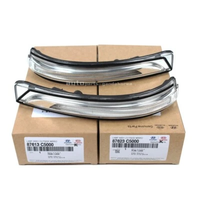 Lámpara de señal de giro de espejo exterior original izquierda derecha 2EA para KIA SORENTO 2016-2020 Foto 1 de 4