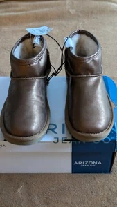 Neu mit Etikett Arizona Spring, Damen Memory Foam, BRNZ/Metallic Stiefelette 7M - Bild 1 von 6