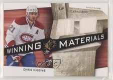 2008-09 SPx Winning Materials Spectrum /99 Chris Higgins #WM-HG
