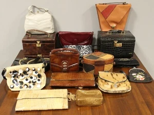 VINTAGE 16 pièces - Sacs Pochette Beauty case - Imagen 1 de 4