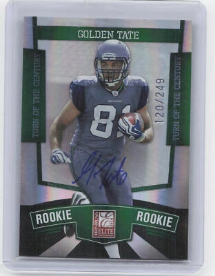 2010 Donruss Elite #156 Golden Tate Turn of the Century RC Auto #120/249 - Image 1 of 2
