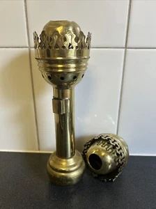 Pair Nautical Style Spring Loaded Brass Candle Stick Holders not complete - Picture 1 of 13