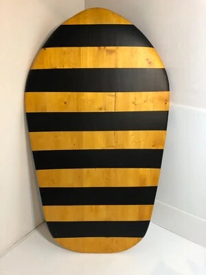 Very nice Hand-Made, Hand-Painted Skimboard - 35" x 19 1/2" - Pine wood - Image 1 of 2