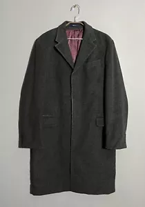 Vintage Kenzo Homme Wool Gray Coat Jacket - Picture 1 of 23