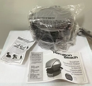 Nowy w pudełku Hamilton Beach Śniadanie Kanapki Maker #25475A - Zdjęcie 1 z 10
