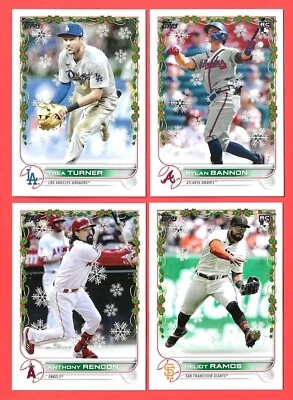 2022 Topps Holiday baseball - You Pick 'Em - Image 1 of 2