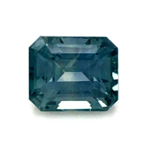 Natural Heated Teal Green-Blue Sapphire 1.58 carats - Picture 1 of 3