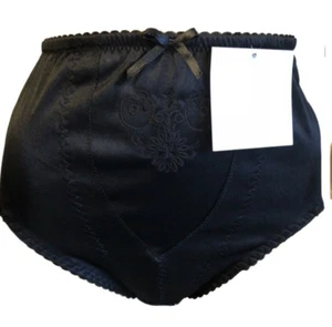 GILL EXTRA FIRM SUPPORT BRIEF/GIRDLE SIZE 22 BLACK X 2 PACK - Picture 1 of 3