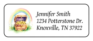 30 St. Patricks Day personalized return address labels stickers tags - Picture 1 of 2