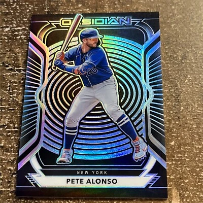 Pete Alonso 2021 Panini Chronicles #12 Obsidian  New York Mets - Image 1 of 2