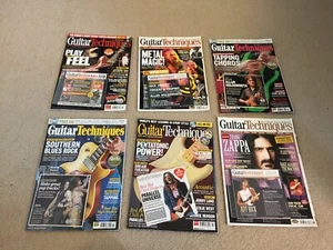 Guitar Techniques Magazine x 6 Lot Bundle CDs Steve Vai Allan Holdsworth - Picture 1 of 7