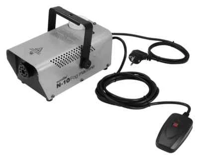 Eurolite N-10 Nebelmaschine Fog Fogger 400 Watt 0,3l Tank Party Bühne Silber - Bild 1 von 4
