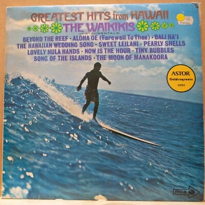 GREATEST HITS OF HAWAII - THE WAIKIKIS - Vinyl LP - MCA - 1977 - VG (2137) - Image 1 of 4