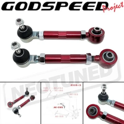 РЕГУЛИРУЕМЫЕ РЫЧАГИ ЗАДНЕГО НОСКА GODSPEED ДЛЯ СЕДАНА LEXUS IS250 / IS350 (XE20) 2006-13  - Изображение 1 из 4