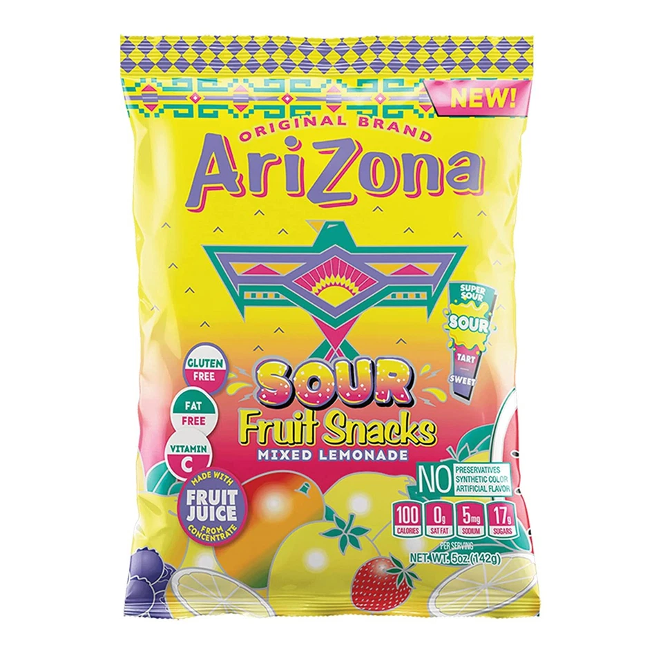 Snacks de frutas agrias AriZona, sabor mezclado a limonada, 5 oz (1 bolsa) Foto 1 de 1