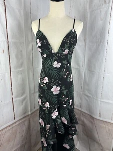 Vestido Floral Largo Lovers + Friends Frontal Abierto Talla S Multicolor - Imagen 1 de 8