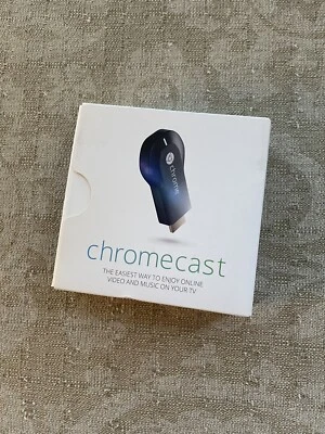 Google Chromecast (1st Generation) HDMI Media Streamer - Black (H2G2-42) - Image 1 of 2