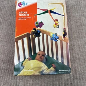 Vintage Baby Mobile The First Years Circus Plastic Missing Pieces - Picture 1 of 3