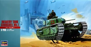 Hasegawa 1:72 Infantry Tank Churchill Mk I - Picture 1 of 2