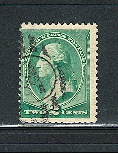 US Year of 1887 Washington Stamp Scott# 213, (Used), - Image 1 of 1