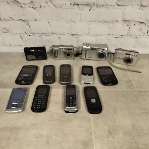 Job Lot Of Phones And Digital Cameras - Untested - For Parts - Spares - Picture 1 of 7