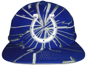 VTG 90's INDIANAPOLIS COLTS NFL STARTER SHOCKWAVE COLLISION SNAPBACK HAT RARE! - Picture 1 of 5