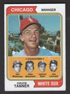 1974 Topps #221 Chuck Tanner (ex-mt) - Image 1 of 2