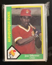 1990 ALBUQUERQUE DUKES CMC TEAM SET (28 CARDS) JOSE OFFERMAN, JOSE VIZCAINO 