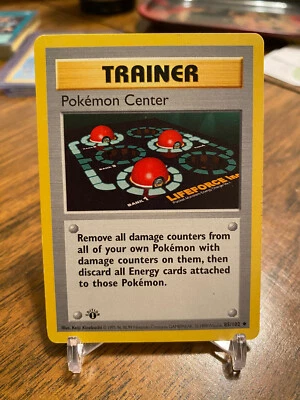 Pokemon Center 1st Edition Shadowless Base Set 85/102 - Image 1 of 2