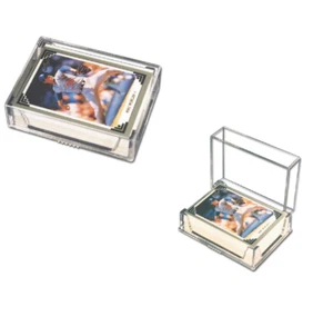 (6 Boxes) Pro-Mold 2 Piece Plastic Card Storage Box (50 Ct Size) Slider Box - Picture 1 of 3