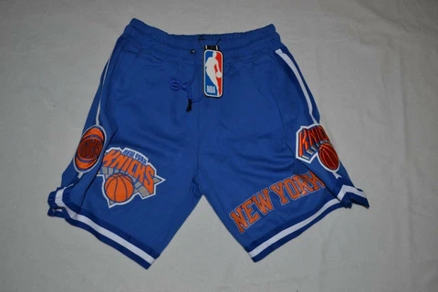 PRO STANDARD NEW YORK KNICKS LOGO BLUE MENS SHORTS ALL SIZES NEW Cover