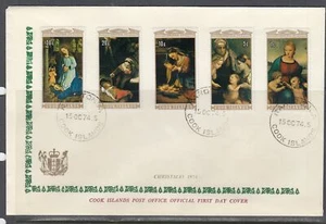 Islas Cook Scott 412-6a FDC - Navidad 1974 - Imagen 1 de 2