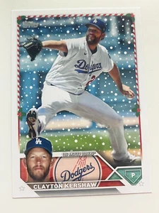 CLAYTON KERSHAW Lot x9 2023 Topps Holiday Baseball #H98 - Picture 1 of 1