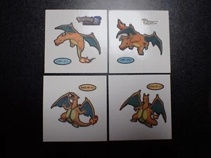 Pokemon Card Daiichi Bread Promo Sticker Charizard x4 SET #4994 - Picture 1 of 18
